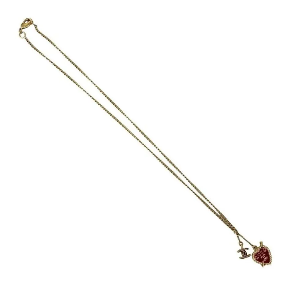 Chanel Coco Mark Heart Motif Necklace